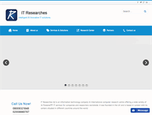 Tablet Screenshot of itresearches.com